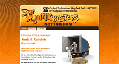 Desktop Screenshot of junkbustersnottingham.co.uk
